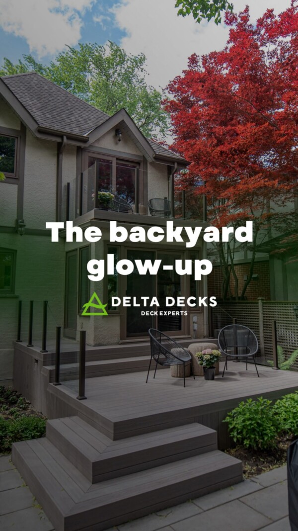 This backyard started as a simple deck reno and turned into a full transformation.We split the space into three connected areas — a multilevel Fiberon Cabana deck, a stone patio, and a grass zone — with a rooftop deck over the kitchen. Now it’s a modern space they enjoy from spring through fall.
Ready to reimagine your backyard? Give us a call today.
📞 (416) 915 2693